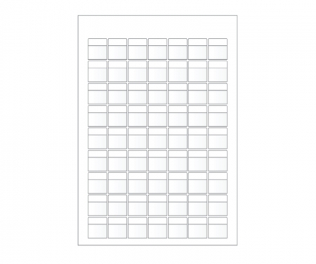 1 inch by 0.34 inch zip tape label sheets