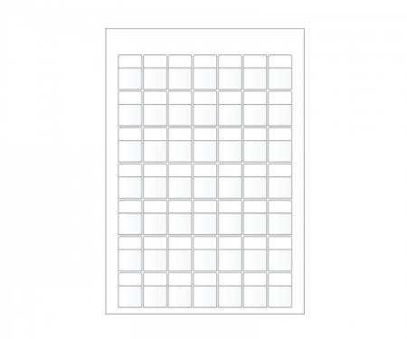 1 inch by 0.5 inch zip tape label sheets