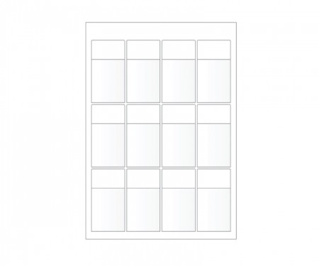 1.88 inch by .97 inch zip tape label sheets