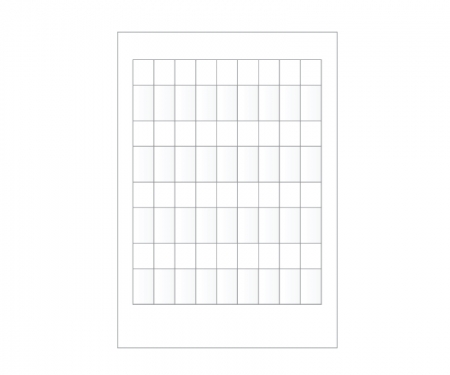0.811 inch by 0.875 inch zip tape label sheets