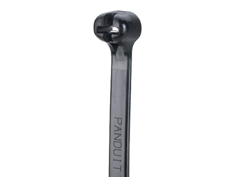 Panduit® Metal Pawl BarbTy Cable Ties - 4 Long - Black - 18 Lbs Tensile  Strength - 100 pc pack