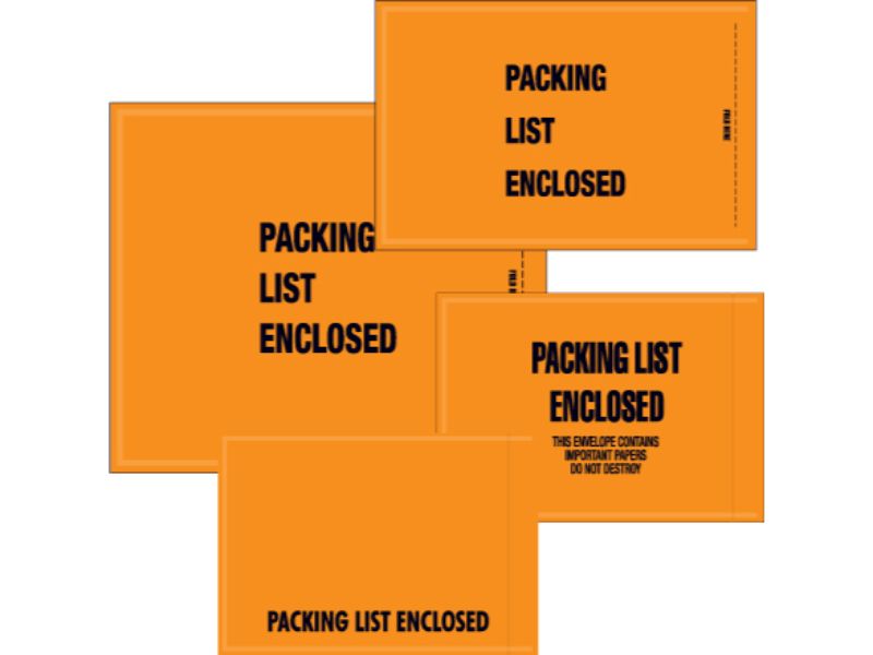 Pack Kontrol® Military Spec Packing List Envelopes