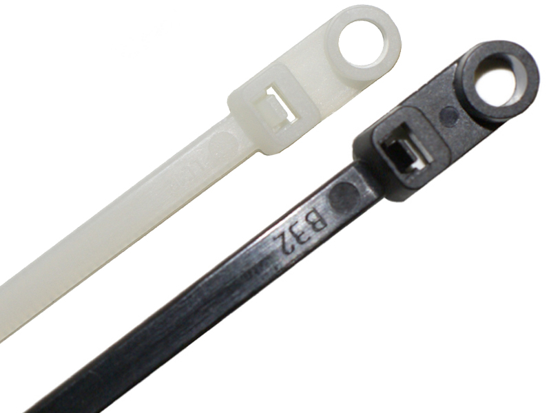 Screw Mount Cable Ties Zip Ties With Screw Hole Mounted Head Zip