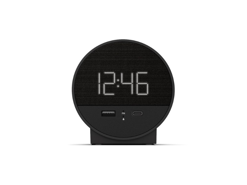 Nonstop® Station O Alarm Clock with Dual USB Outlets