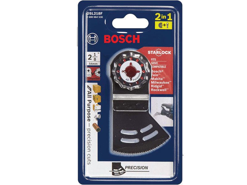 BOSCH® Starlock® Oscillating MultiTool 2in1 DualTec BiMetal Plunge
