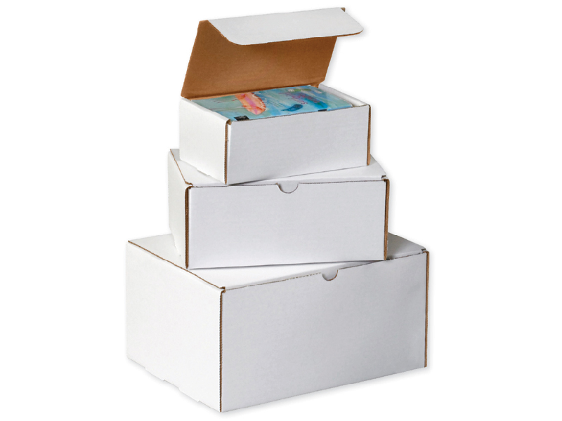 Pack Kontrol® Literature Mailer Boxes White Mailers Kraft Mailer Boxes