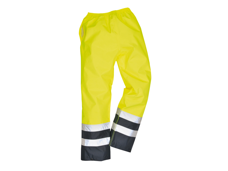 Portwest HiVis TwoTone Traffic Pants S486 Waterproof Pants