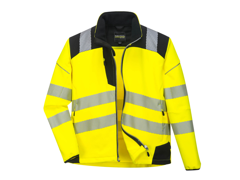 Portwest hi hotsell vis softshell jacket