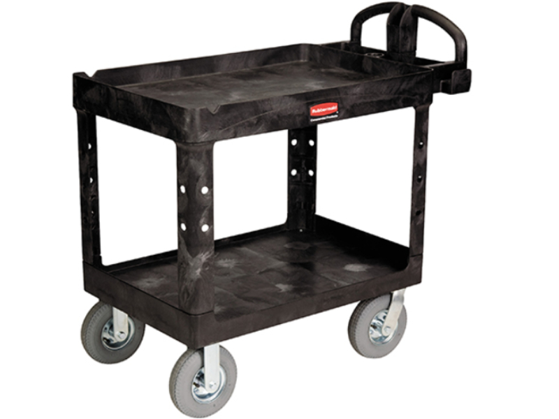 Rubbermaid® Utility Carts with Pneumatic Wheels
