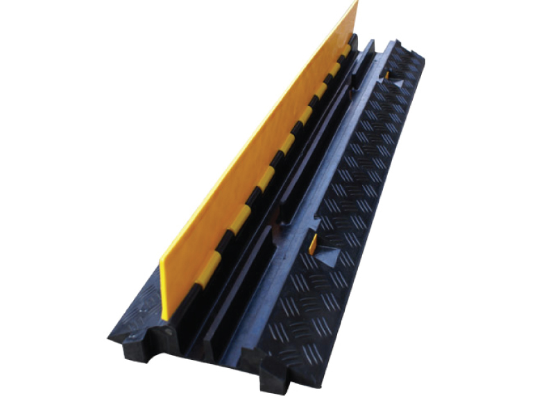 ATLAS 2 Channel Cable Protector Ramp HeavyDuty Cable Protector Rubber