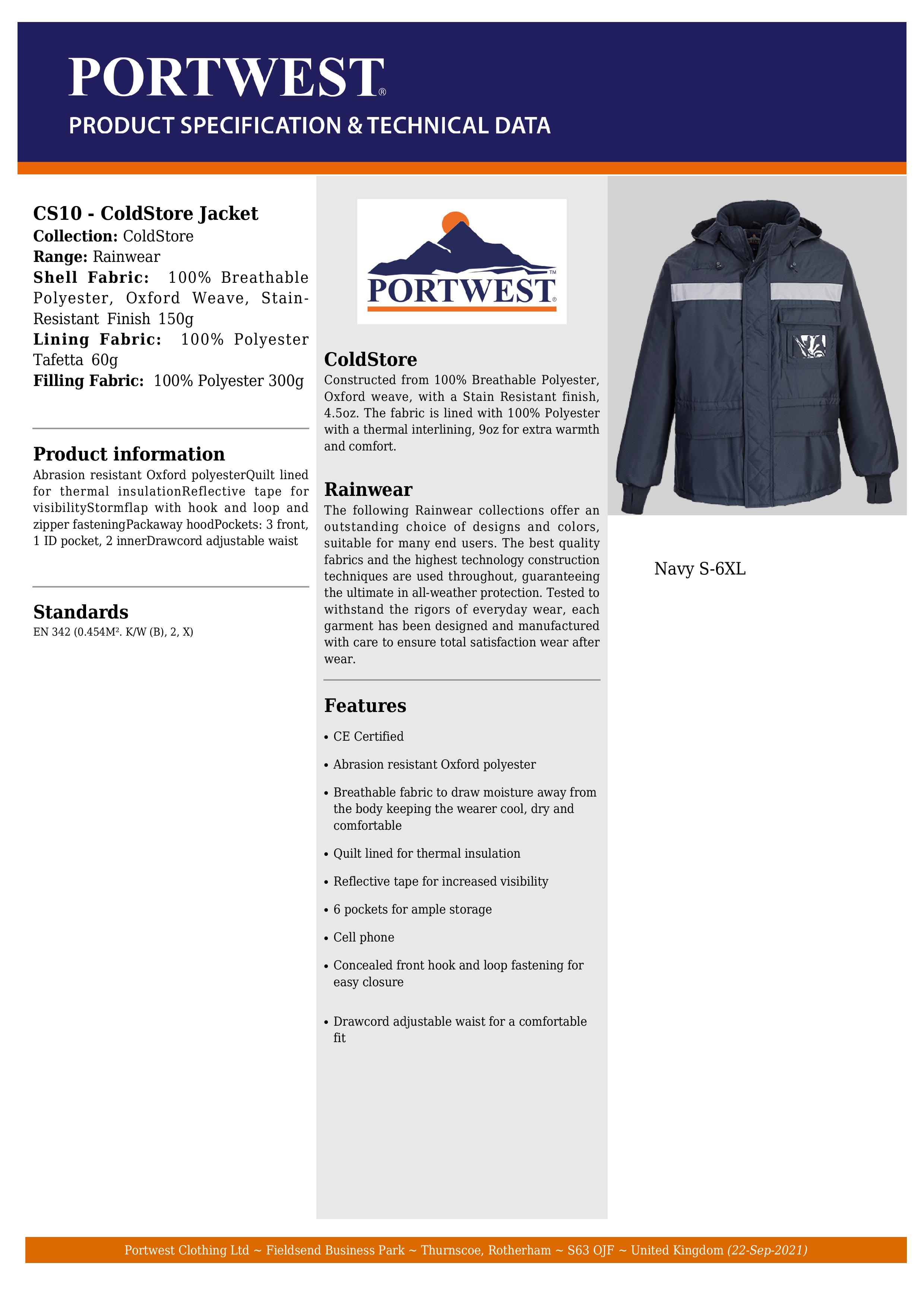Portwest cs10 deals